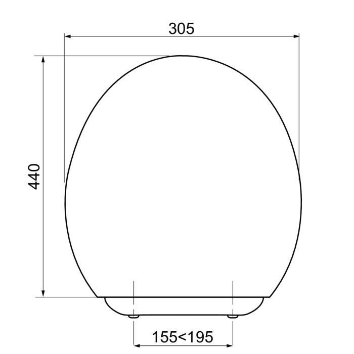 Abattant wc family fermeture ralentie wirquin 20719572, blanc