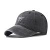 Hip Hop Embroidered Baseball Cap Washed Cotton Sun Hat Vintage Dad Hat  For Man Women Unisex
