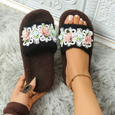 Lässige flache Außenbekleidung faule Damen Ein-Riemen-Slipper Herbst Neu Vielseitige bequeme Slipper Damen