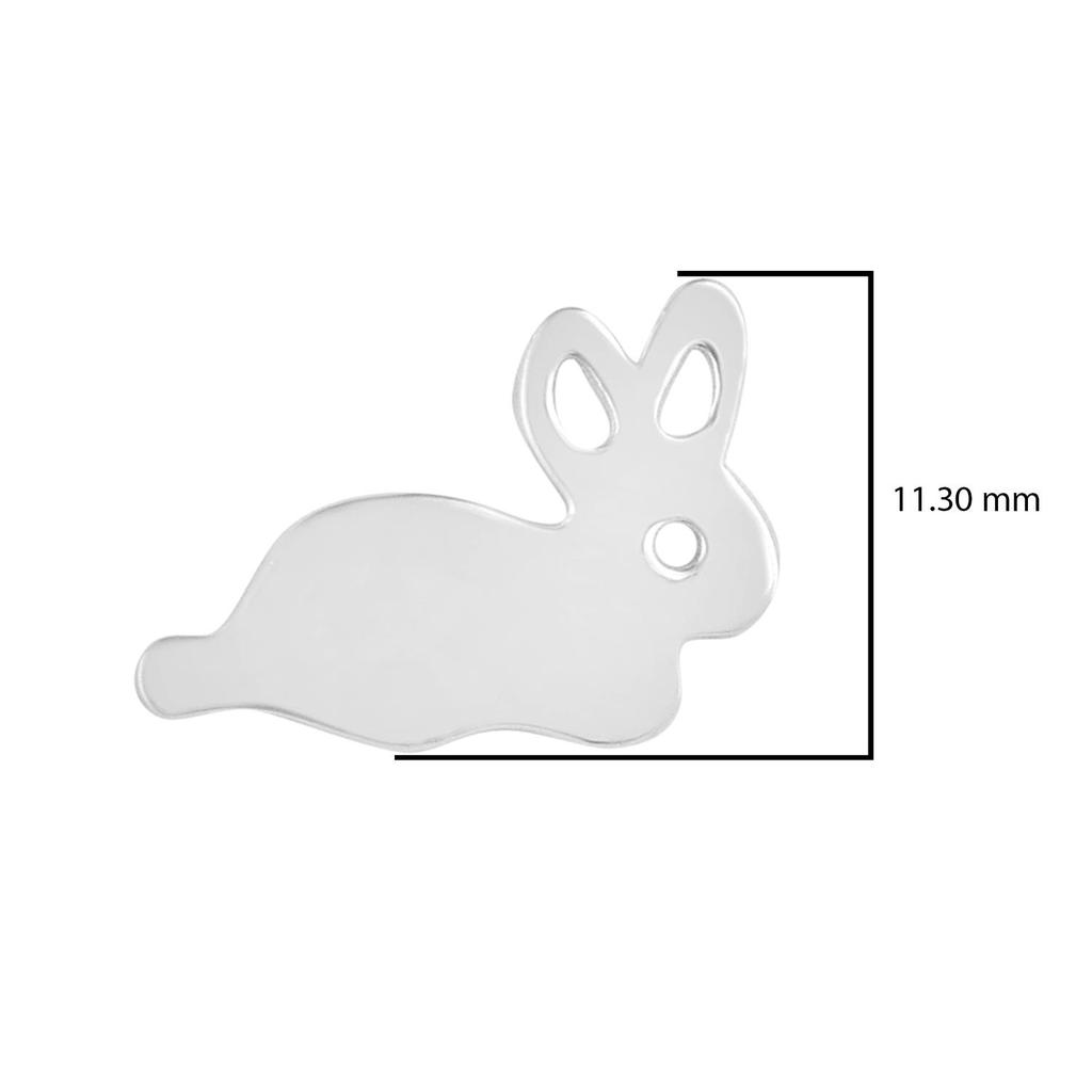Bunny Stud Earrings - 925 Sterling Silver