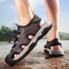 2025 Hot-selling Large-size Summer New Men's Shoes Outdoor Hiking Breathable Bag Head Anti-collision Beach Sandals
