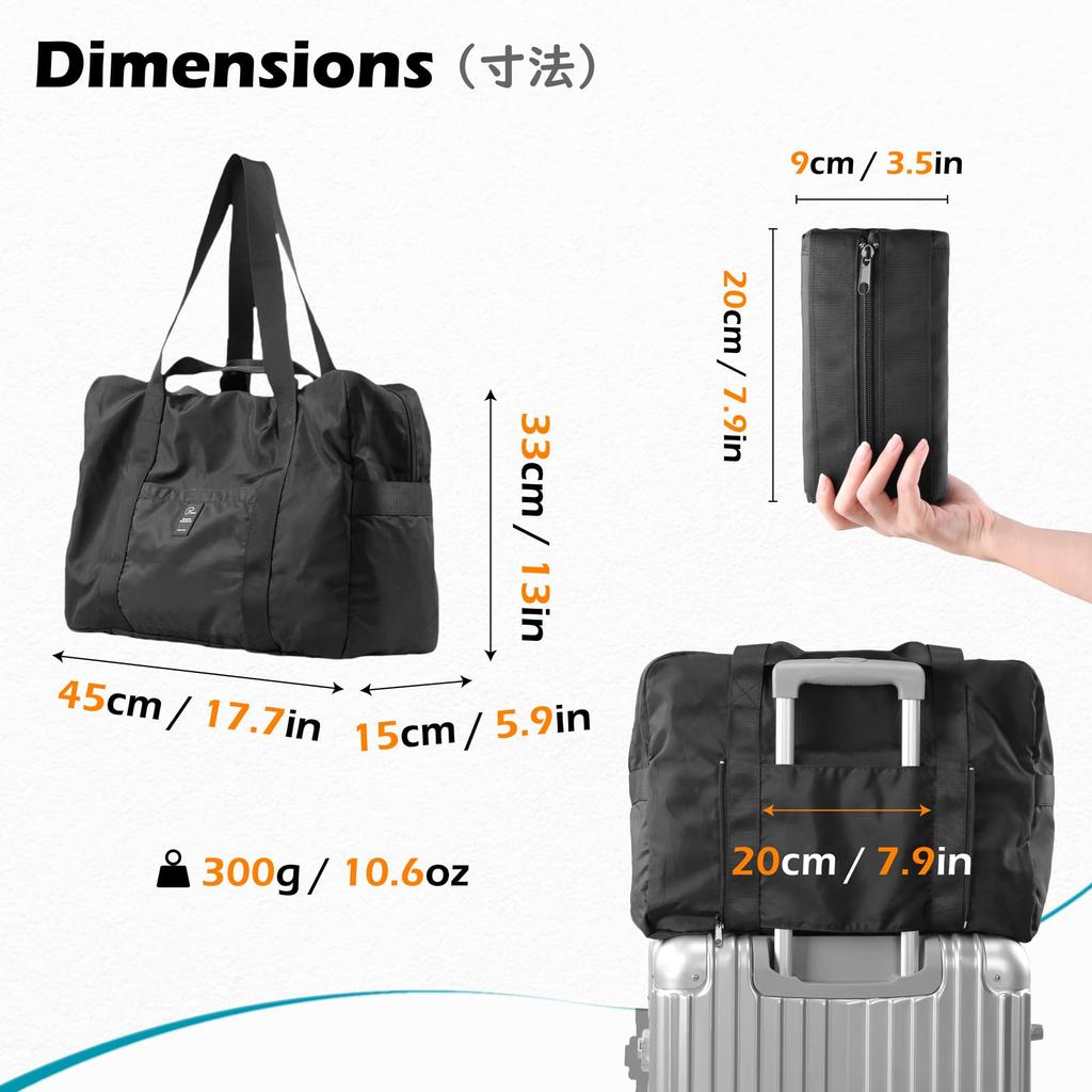 TRIWONDER Foldable Boston Duffel Travel Travel Sports Business Trip Training Camp Outdoor Boston Handbag for Men and Women Bag, Bag, Bag, Carry-on