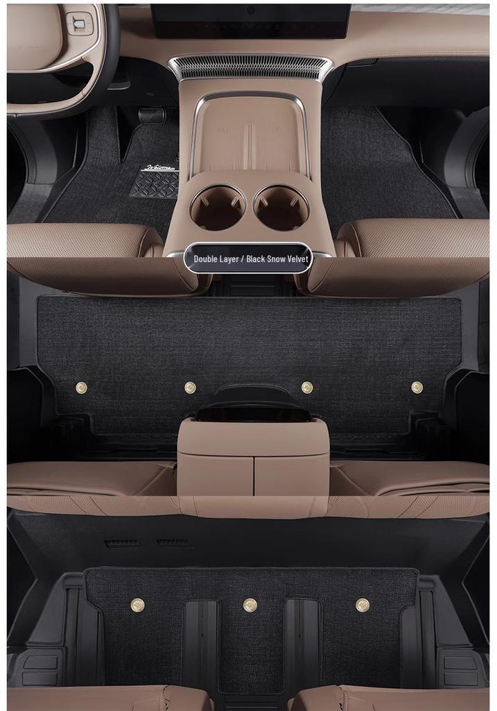 Xiaopeng X9 2024 TPE Full Coverage Floor Mats & Accessories