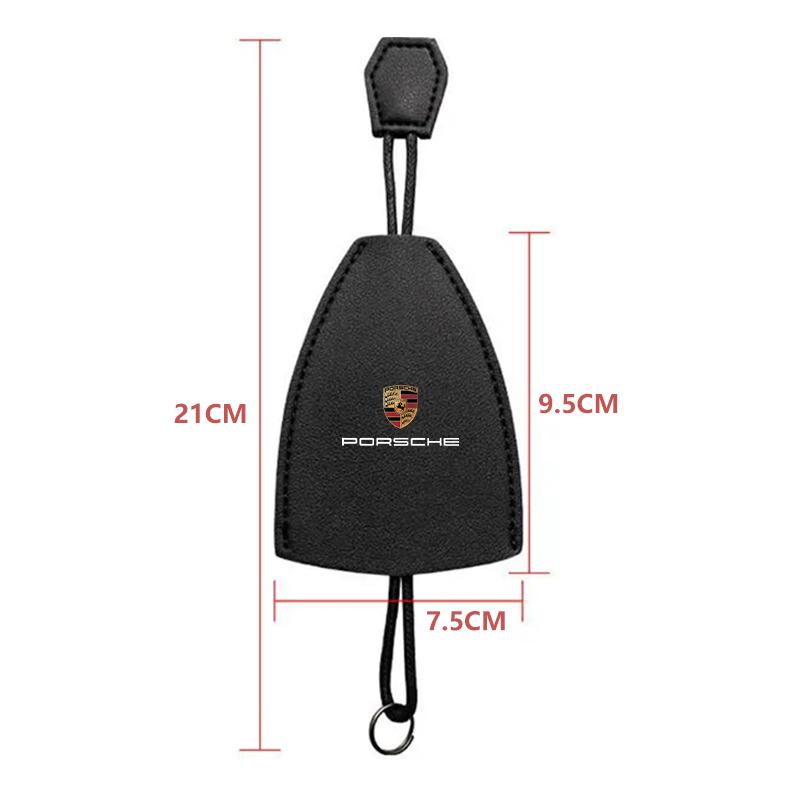 1Pcs Car Key Protection Shell Bag Car Key Case Cover Car Keychain For Porsche Boxster Cayenne Panamera Macan Cayman 911 918 996 917