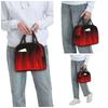 Red Fire Flame Insulated Lunch Bag for Kids School Cooler Thermal Food Box Tote Portable Lunch Boxes Container