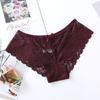 Sexy Lace Transparent Underwear for Women Low Waist Seamless Panties Hollow Out Plus Size Women's Underwear