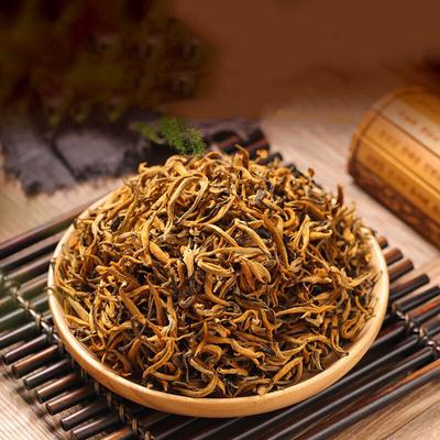 500g Yunnan Top Gold Wire Dian Hong Tea Red Single Bud Tè nero biologico