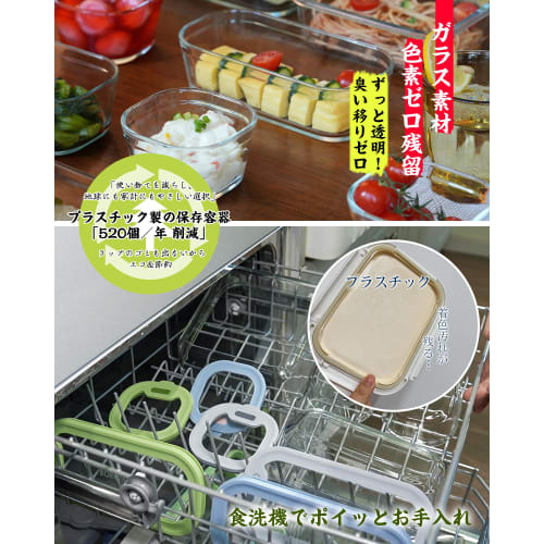 BOROHOUSE Heat-Resistant Glass Storage Containers, 3-Piece Set (240ml X 2, 560ml X 1) - Microwave, Oven, and Freezer Safe, Silicone Lids, Airtight Con