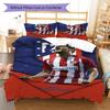 Juego de Edredón Ropa de Cama Atleti Funda de Edredón Funda de Almohada Decoración del Hogar Regalo de Cumpleaños (1 * funda nórdica + 2 * fundas de almohada, sin núcleo)