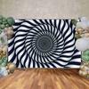 MOON.QG 3D Photography Wallpapers Backdrop Visual Illusion Background Swirl Geometric Home Wall Event Photo Studio Decorations