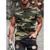 Men's Tactical Camo Camouflage 3d Print T-shirt Men Women Fashion Short Sleeve Tshirt Kids Tops Tees Men Clothing Outdoor Sports