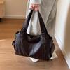 Bag Women's Tote Bag Large Capacity Autumn and Winter Crossbody Retro Versatile Shoulder Handbag Premium Large Bag