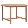 Day and Night - Day and Night Garden Dining Table Solid Teak Wood Ø110x75 Cm