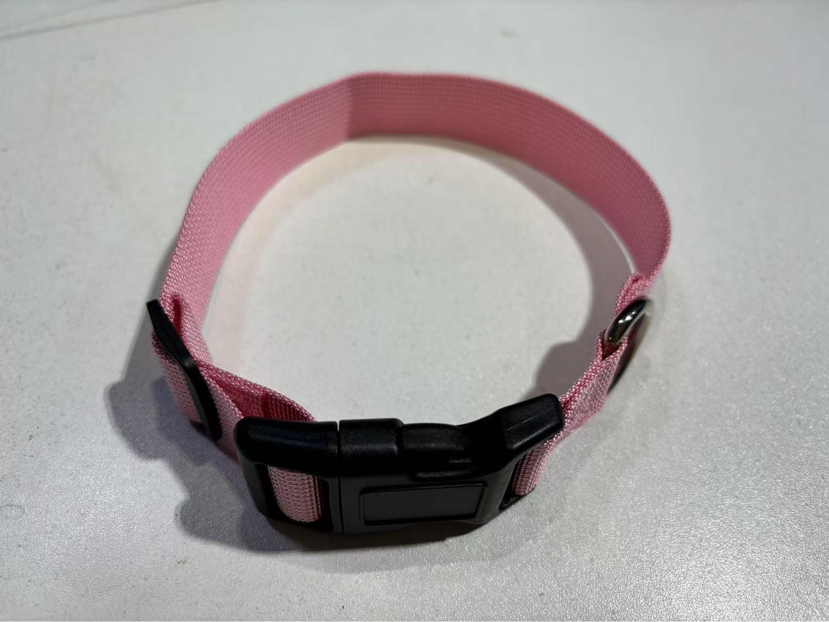 

Нейлоновый комплект ошейника и поводка для собак и кошек, средних и крупных пород, тедди/золотистый ретривер, прочный нашейник для питомца. M (Neck: 35-45 cm) розовый