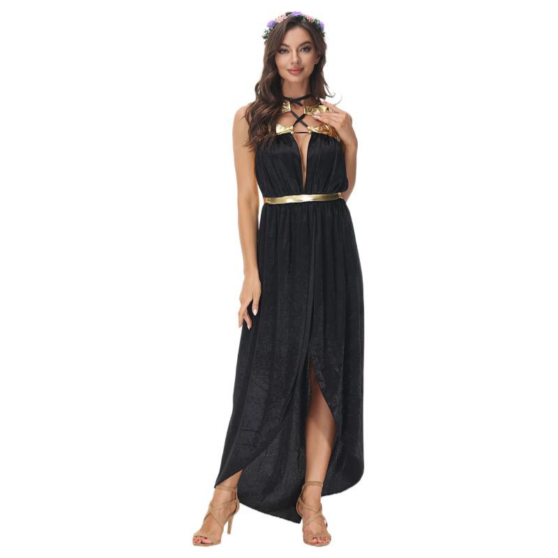 

Мифологическое платье на Хэллоуин и тюлевая юбка с деталями из ПУ кожи One Size