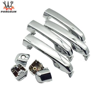 4x Tirador de Puerta Exterior Cromado Delantero Trasero Izquierdo Derecho 69250-60030 69211-60090 69250-60010 para Toyota 4Runner Lexus GX460