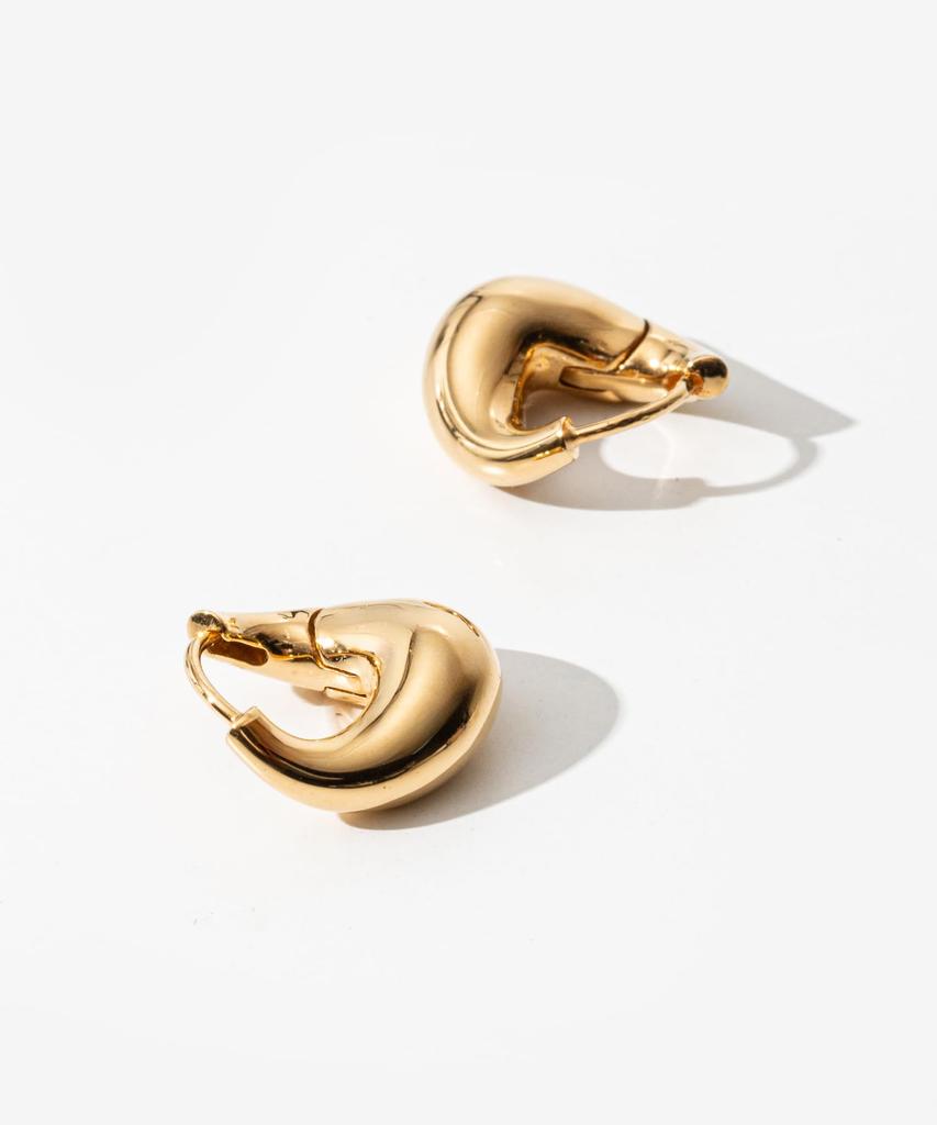 Charlotte Chesnais Hoop 23BO123VER Lips VERMEIL Earrings, Earrings, Women's, [Used]