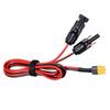 Solar Connectors to XT60 Adapter 12AWG Extension Cable for Outdoor Power Stations and Batteries