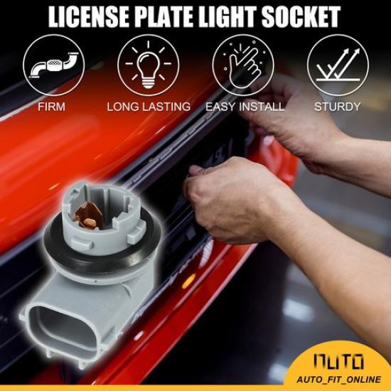 Single 2 P License Plate Light Socket 9006909005  For Toyota Tacoma