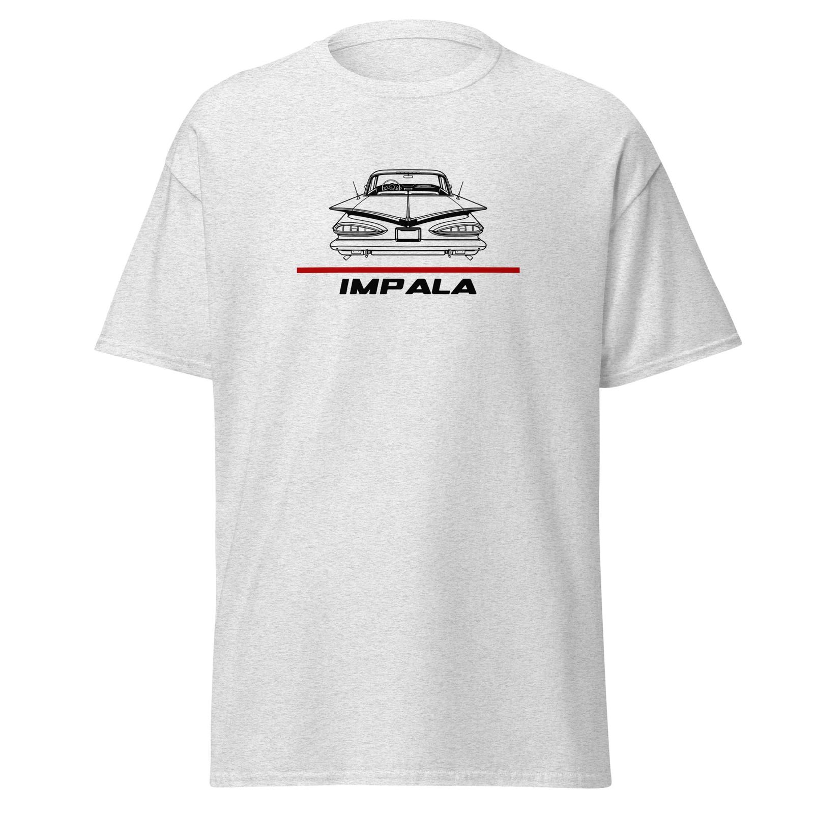 

Premium T-Shirt For Chevrolet Impala 1959 Classic Car Fans Birthday Gift Tee L