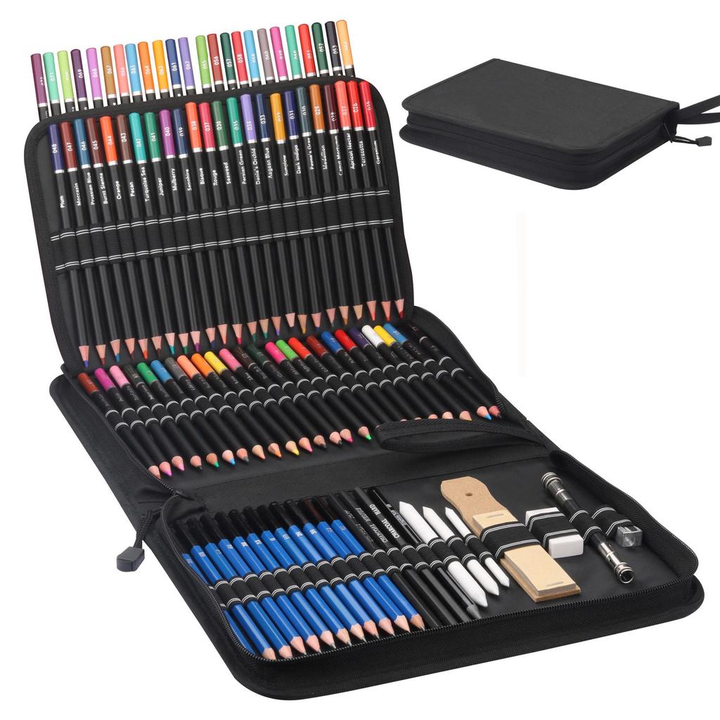 95-Piece Cross-Border Sketching Set: Fine Art Oily Colored Pencils for Hand-Drawn Paintings