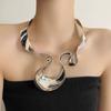 Draweye Iperbole Collane Irregolari per Donna Stile Punk Collane Choker Vintage Gioielli Moda Hiphop Collari Per Donna
