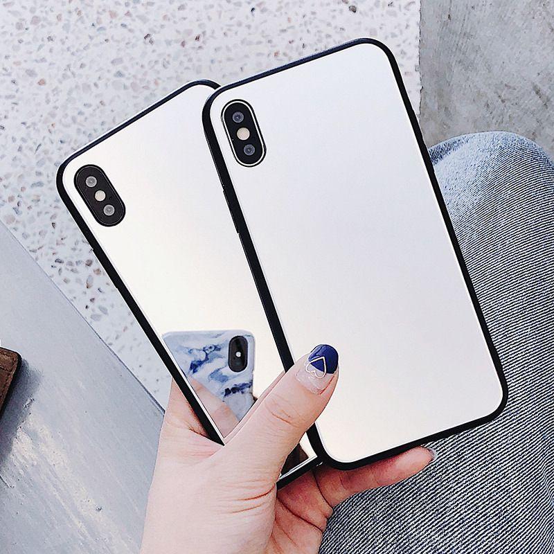 Crystal Classic Clear With Luxury Girls Mirro Soft Shell For Iphonex 78 Plus