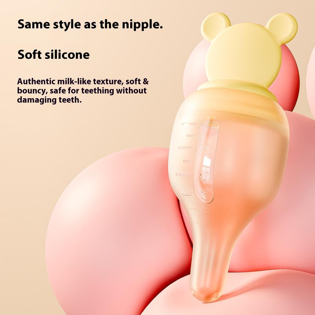 New Baby Medicine Feeder Anti-choking Baby Products Medicine Feeder Water Milk Silicone Medicine Feeding Artifact Pacifier Type Supplementary Food