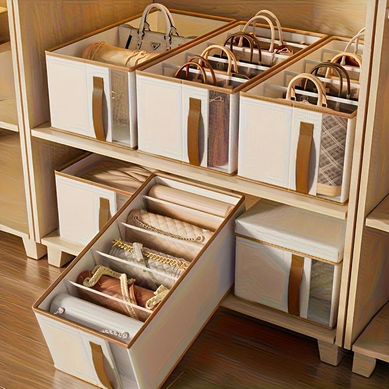 Storage Boxes with Dividers Multi-Compartment Design for Clothing, Luggage, Bag Storage