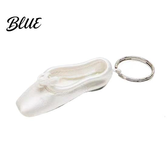 Ballerina Gift Keychain Pendant Handmade Mini Pointe Shoe Charm Ballet