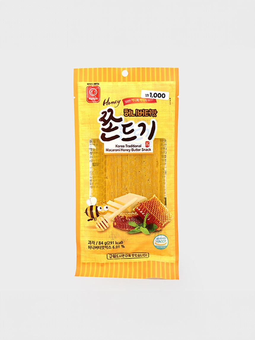 Honey Butter Jjondeugi Chewy Snack 84g 1ea