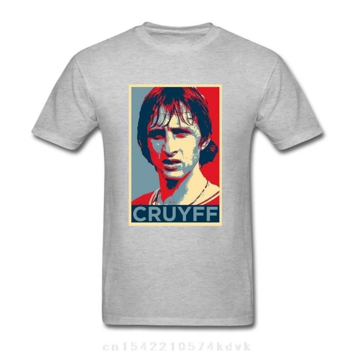 

T-shirt Cato Men Classic Men s Johan Cruyff Hip Hop Streetwear Clothing Personalized Tee Shirts XXXXXL чорний