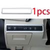 1PCS Headlight Switch Control Frame Matte Silver For Toyota Camry 2018- Trim