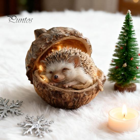 Acorn Ornament Collection Forest Animal Ornaments Acrylic Pine Cone Christmas Owl Tree Decorations Decoration Rustic Nature-Themed Home Decor