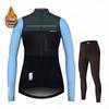 2026 Cycling Clothing Winter Women Long Sleeve Jersey Set Lady Thermal Fleece Road Bike Jacket Female Sportswear Warm Spain Suit