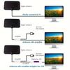 4K/1080p Digital TV Antenna – 2025 Latest Indoor HD Antenna for Smart TV (Portable, Supports Clear Reception)