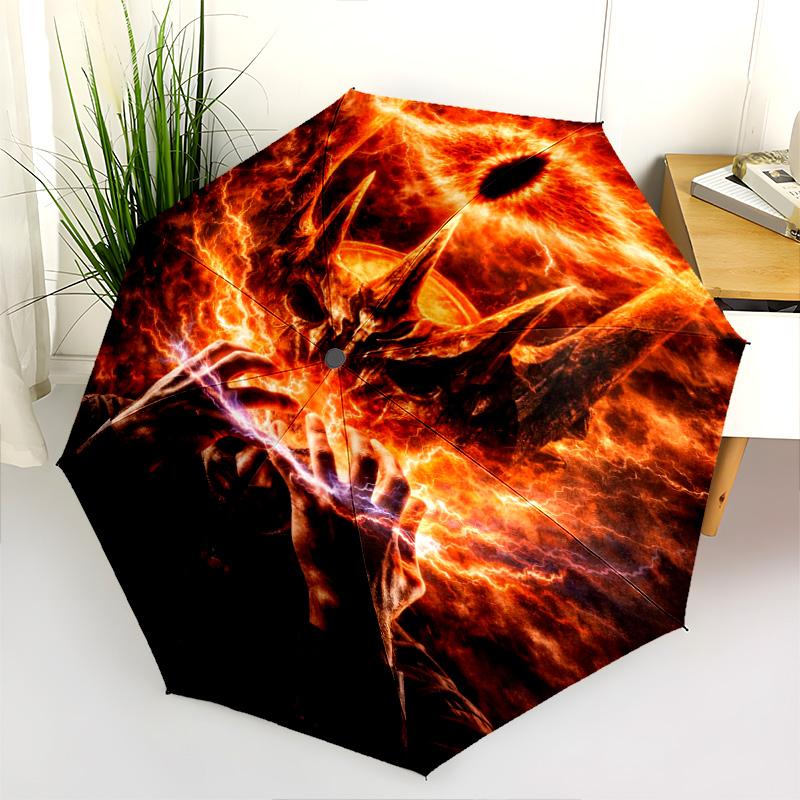 Hobbit Smaug Annual Folding Umbrella Durable Suitable For All Seasons Gift Umbrella Travel