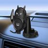 Diamond Crystal Gravity Car Cell Phone Holder Cute Smiling Face Auto Telphone Navigation Rotary Stand Car Accessories for Women