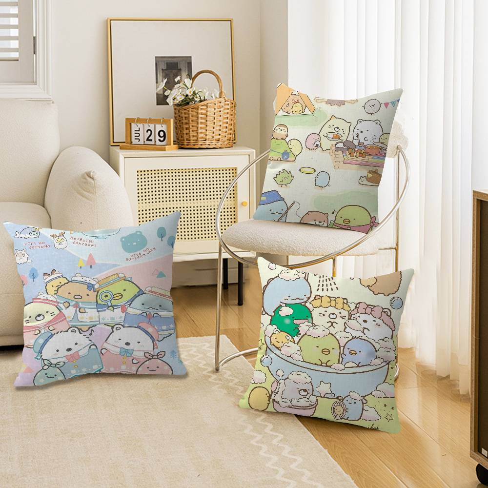 Japan Anime Sumikko Gurashi Pillow Cover Design Cushion Cover Decor Holiday Decorati