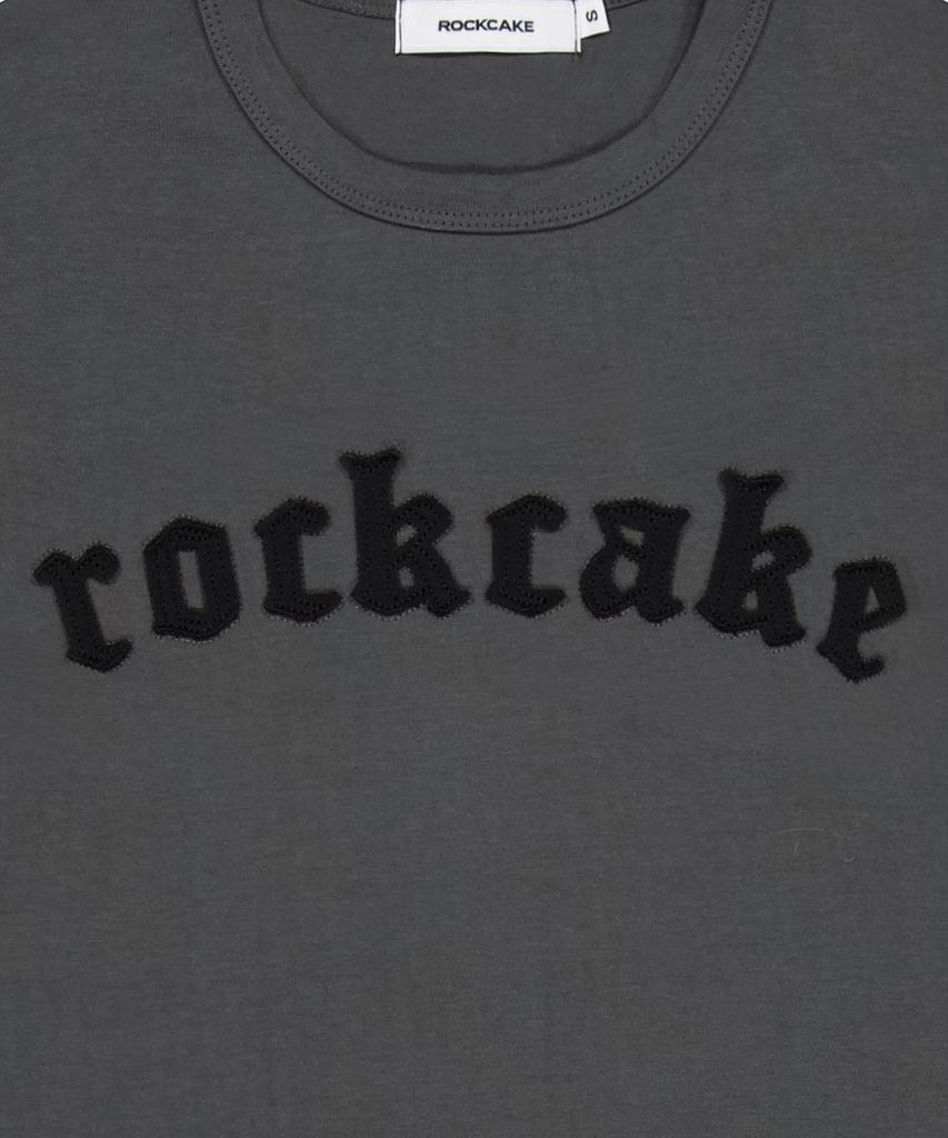 ROCKCAKE Small Logo Crop Top - Charcoal