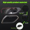 Amber LED Front fender Side Marker Light Compatible with 2018-2025 Wrangler JL 2020-2025 Gladiator JT Turn Signal lamp 2PCS Smoke Lens
