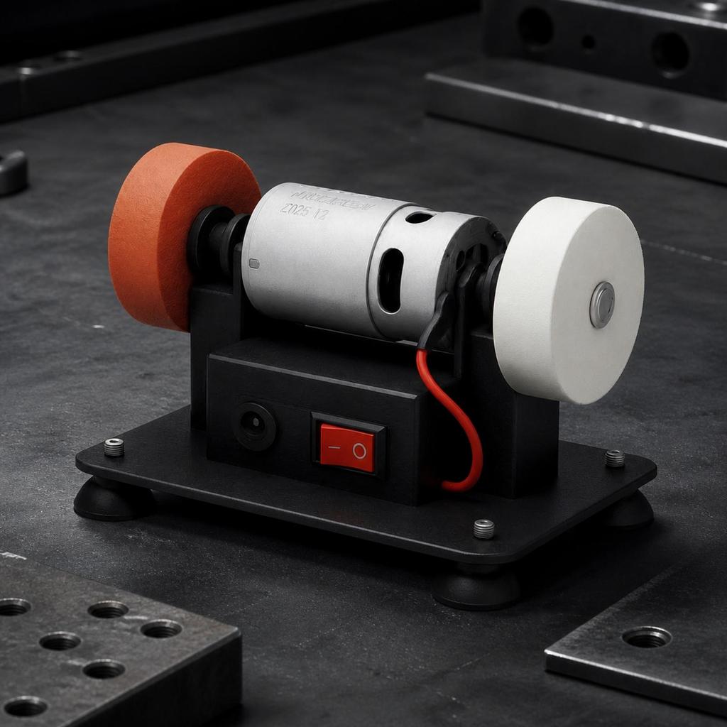 12V Bench Space-Saving with Suction Feet Low-Profile Power Tool for DIY
