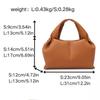 Cloud Shape Handbag Womens Medium Size PU Leather Tote Bag With Magnet Large Capacity Daily Use