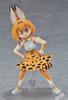 Figma Kemono Friends Serval bemalte bewegliche Figur, nicht maßstabsgetreues ABS und PVC