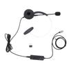 Monaural Phone Headset with Noise Canceling Microphone Volume Adjustable Office Telephone Headset with USB C To USB