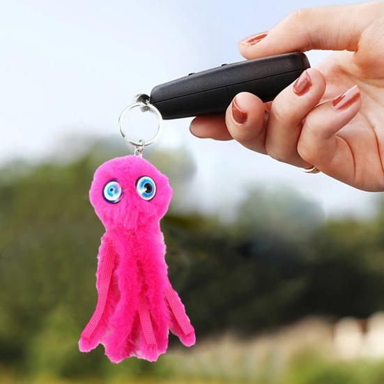 

Плюшевый орнамент в виде осьминога, красочный милый плюшевый кулон с морскими животными, плюшевая игрушка-осьминог, мягкая мультяшная кукла-животное