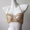 European And American Hollow Bras, Nightclub Multi-Layer Fringed Rhinestone Bra Chains, Sexy Women Wear Jewelry Accessories