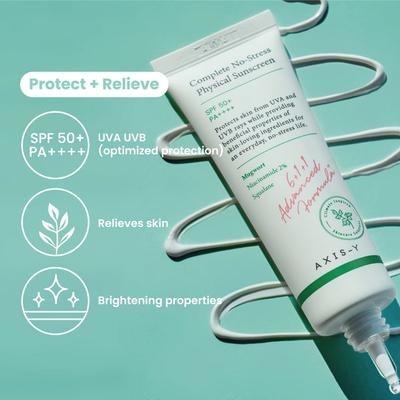 Kompletter Stressfreier Physikalischer Sonnenschutz SPF50+ PA++++ 50ml / 1.69 fl.oz.