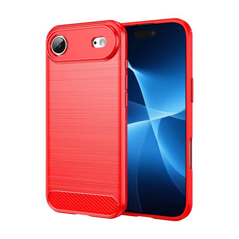 For iPhone 17 Air Case Anti-knock Soft Silicone Carbon Fiber Back Cover For iPhone 17 Air 17 Pro Max Case For iPhone 17 Air Case