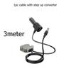 Step Up Converter for Starlink Mini 12V-24V with Car Cigarrete Lighter Socket Digital Display 2/3M Cable Cigarette Lighter Plug